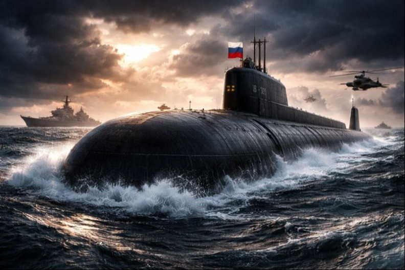 ŠTA SE DEŠAVA? Najstrašnija ruska podmornica isplovila baš uoči zaplene tankera